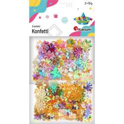 Konfetti Craft-Fun zestaw pastel mix 2x15g