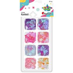 Konfetti Craft-Fun zestaw 6 wzorów 8x4g - 1