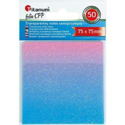 Notes samoprzylepny transparentny 75x75mm 50K