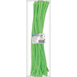 Druciki dekoracyjne 0,6x30cm fluo zielone 50szt
