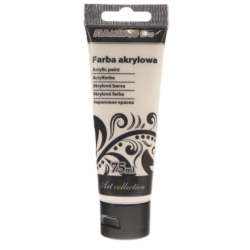 Farba akrylowa 75ml 175 perłowa biała