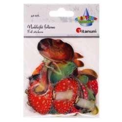 Naklejki foliowe grzyby 40szt