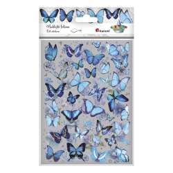 Naklejki foliowe 2 plansze motyle, kwiaty