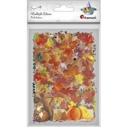 Naklejki foliowe 8 plansz dynie, liście, grzyby - 1