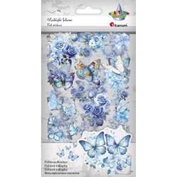 Naklejki foliowe 4 plansze motyle, kwiaty - 1