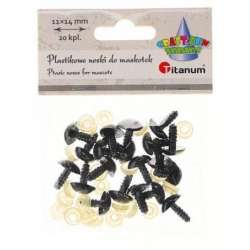 Nosy do maskotek plastikowe trójkątne 20szt - 1