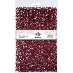 Tkanina dekoracyjna siatka koronkowa 60x50cm