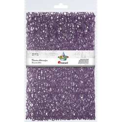 Tkanina dekoracyjna fioletowa 60x50cm
