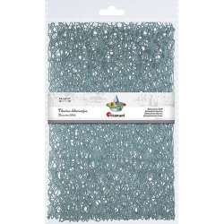 Tkanina dekoracyjna niebieska dymna 60x50cm - 1