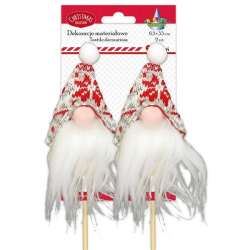 Głowa skrzata na piku 3D 65x150mm 2szt