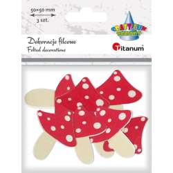 Drewniane muchomory 42x50mm 8szt - 1