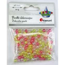 Koraliki plastikowe 6mm 20g