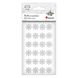 Kryształki samoprzylepne płatki śniegu 24szt