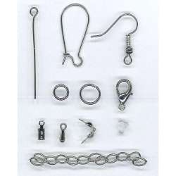 Akcesoria do biżuterii srebrne 191el - 1