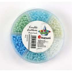 Koraliki plastikowe 3mm 6 kolorów