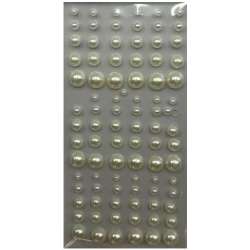 Perełki samoprzylepne okrągłe 90szt - 1