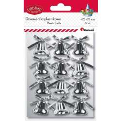 Dzwoneczki plastikowe 25mm 12szt