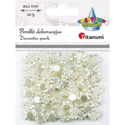 Koraliki perełki plastikowe róże 10mm 20g