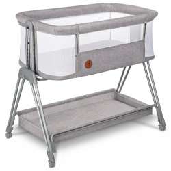 Łóżeczko dostawne Luna Grey Concrete 2 w 1 (GXP-879902)