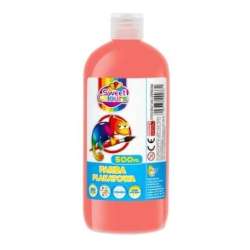 Farby plakatowe fluorescencyjne 500ml czerwone