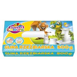 Glina rzeźbiarska samoutwardzalna biała 500g (5903778000584)