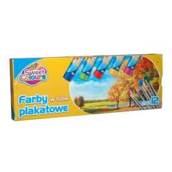 Farby plakatowe 12 kolorów w tubie OTOCKI (5903778111006) - 1