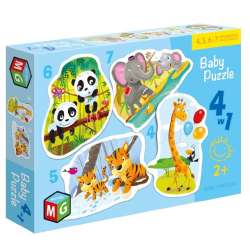 Baby Puzzle 4w1 Dzikie zwierzęta (GXP-839701) - 1