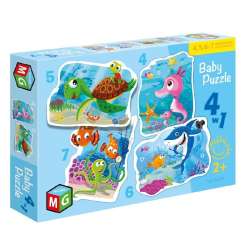 Baby Puzzle 4w1 Pod wodą (GXP-839702) - 1