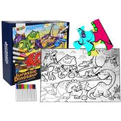 Puzzle do kolorowania Dinozaury 24el - 1