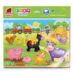 Piankowe puzzle A4. Zabawne obrazki. Farma (RK6020-05) - 1