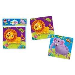 Piankowe puzzle 2w1. Zoo (RK6050-05)