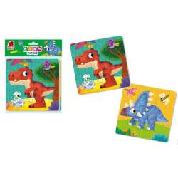 Piankowe puzzle 2w1. Dinozaury (RK6050-06)