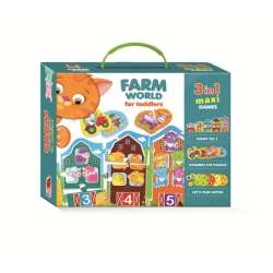 Gra edukacyjna Farm world for toddlers Roter Kafer (RK1310-01) - 1