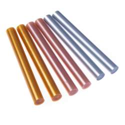 Wkłady klejowe metaliczne 11mm 6szt - 1