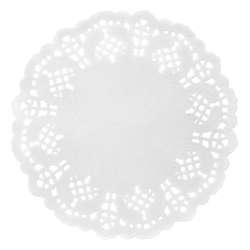 Serwetki papierowe 11,5cm 30szt białe - 1