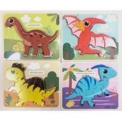 Puzzle drewniane dinozaury - 1
