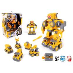 Robot 5w1 skręcany żółty - 1