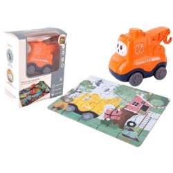 Auto puzzle Przygoda drogowa dźwig