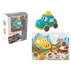 Auto puzzle przygoda drogowa samochodzik