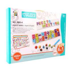 Puzzle klocki edukacyjne układanka