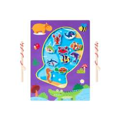 Drewniana gra łowienie rybek na magnes - 1