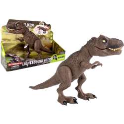 Dinozaur t-rex z mgiełką i dźwiękiem