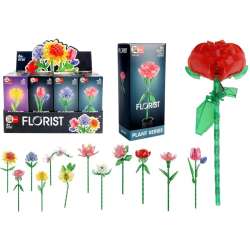 Klocki kwiatki - pojedynczy kwiat MIX