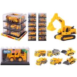 Autko w klocku 1:64 budowlane MIX