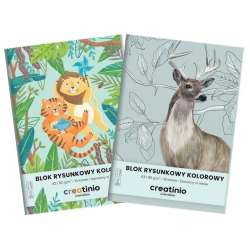 Blok rysunkowy A3/10K kolorowy Creatino (10szt)