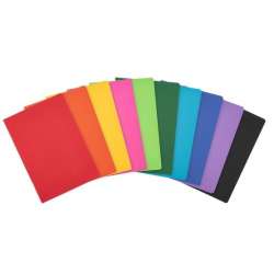 Zeszyt A4/60K linia z marginesem Rainbow (5szt)