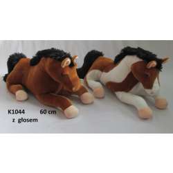 Maskotka Koń 60cm 2 kolory z głosem 139221 SunDay mix cena za 1szt (K1044-24)