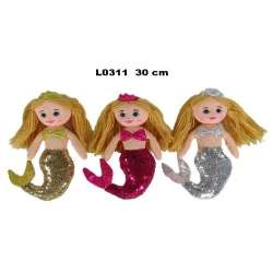 Lalka szmacianka Syrenka 30cm 3 wzory (L0311) - 1