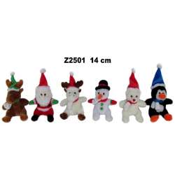Zwierzęta świąteczne 14cm MIX