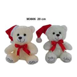 Miś świąteczny 20cm MIX